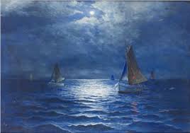 Obalanie pomników w kalifornii fot. Jaxa Malachowski Soter Sea Nocturne 1941 Mutualart
