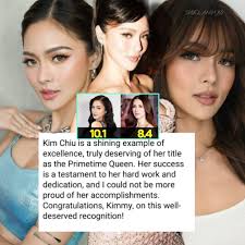 Congratulations 👌👏#kimchiu #primetimequeen #deservedmoyan