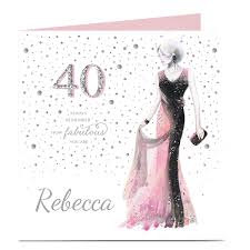 Deliver it directly or invite others to make it a group card. Buy Personalised 40th Birthday Card Remember How Fabulous You Are For Gbp 2 79 Card Factory Uk
