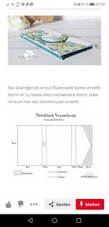 pin von barbara wenzel auf verpackung anleitung selbermachen kalender notizbuch bastelanleitungen