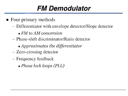 In this video, i have explained fm demodulation by zero crossing detector by following outlines: Ppt Ece4371 Fall 2009 Powerpoint Presentation Free Download Id 3944329