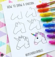 How to draw a gingerbread man; How To Draw A Unicorn Step By Step The Smart Wander