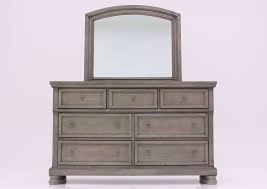 Wayfair's collection of white dresser mirrors will dazzle and excite, helping you choose the mirror in the size, shape, and material that you desire. Lettner Dresser With Mirror Light Gray Home Furniture Plus Bedding