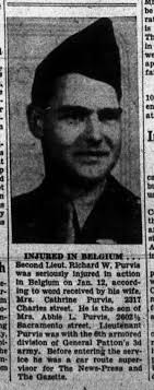 Richard W. Purvis :: 6th Armored Division Honor Roll