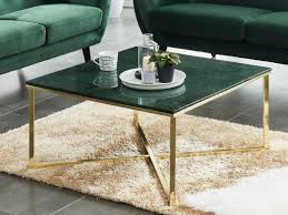 Le plateau a été poncé puis repeint en vert studio. Table Basse Design Abbey Marbre Vert Et Metal Dore Table Basse Table Basse Bois Table Basse Contemporaine