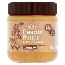 Creamy peanut butter, crunchy peanut butter, almond butter, cashew butterwild friends: Morrisons 100 Crunchy Peanut Butter Morrisons