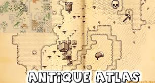 This creation includes a small neighborhood, a school, a theater and. Antique Atlas Mod 1 17 1 1 16 5 Interactive Map Wminecraft Net