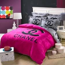 Modern Bedding Bedding Modern Remodelagetacha In 2020 Chanel Bedding Chanel Room Bedding Set