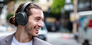 Sony WHCH710N/B Wireless Over-ear Noise Canceling Headphones with  Microphone, Black