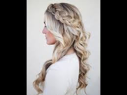 ★ 3 easy headband braid hairstyles & hsi curls | short medium long hair tutorial. Hairstyle Tutorial Dutch Braid With Curls Youtube
