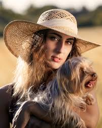 Sunset stroll in the woods with pups and fiance