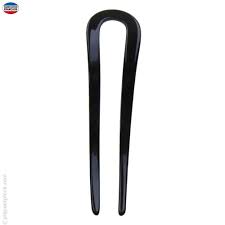 Epingle cheveux écaille made in france.lot de 6pcs.longueur 7cm.idéal pour élaborer de superbe chignons ou sert base pour fabriquer des épingles chignons créatives! Epingle A Chignon Pic A Cheveux Noire Maxi