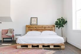 How to make a platform bed frame queen size. Read This Before Getting A Pallet Bed Hunker