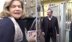Draghi is careful to keep his private life private and is rarely seen in public with his wife. Italian Election Ecb S Draghi Tells Wife To Shut Up As He Votes In Italy World News Express Co Uk