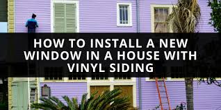 Replacing old windows means learning new lingo. How To Install A New Window In A House With Vinyl Siding Wholesale Siding Depot