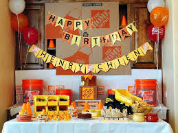 The Home Depot Workshop Birthday Party Ideas Photo 8 Of 21 Catch My Party Birthday Party At Home Home Depot Party Digger Party
