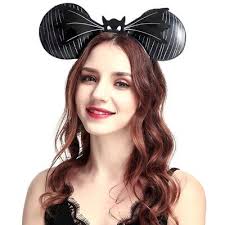 Jack Mickey Disney* Parks Headband Bat Ears The Nightmare Before Christmas 