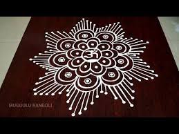 Beautiful Friday Kolam Designs With 5x3 Dots For Beginners Easy Rangoli Simple Muggulu Youtube Easy Rangoli Designs Simple Rangoli Kolam Designs