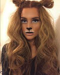 20 Awesome But Easy Diy Halloween Makeup You Should Try Lupsona Lion Halloween Halloween Hair Lion Makeup