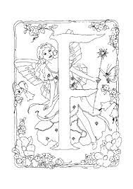 Coloriage Alphabet Fee F Fairy Coloring Pages Fairy Coloring Colorful Drawings