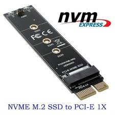 Designed for the latest generation of nvme drives, the card features an upgraded power supply that provides up to 14w of power per drive, as well as a large heatsink and active fan. Ngff M 2 Nvme Ssd To Pcie 3 0 X1 Adapter M Key Interface Card Test Card Ebay