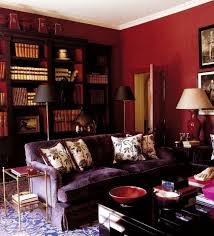 Acanthus And Acorn Burgundy Room Living Room Red Purple Living Room