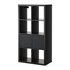 Ikea Kallax X2f Drona Lentyna Su 2 įdėklais Juodai Ruda Estante Ikea Estante Kallax Ideias Ikea