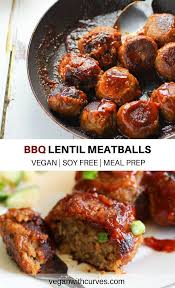 Looking for an easy, healthy dinner idea? Bbq Lentil Meatballs Simple Plant Based Ingredients Of Lentils Rice Mushrooms And Bbq Sauce Ve Vegan Recipes Vegan Dinner Recipes Vegetarian Vegan Recipes