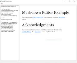 Webengine Markdown Editor Example Qt Webengine 5 15 2