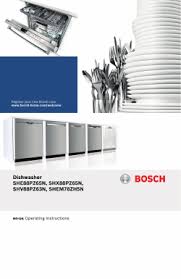 24 42 dba stormwash dishwasher. Bosch Shem78zh5n Installation Guide User Guide User Manual Manualzz Com