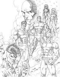 Only on our site you will find unique coloring pages of iron man in the role of robert downey jr. X Men 90 S By Florencuevas On Deviantart Comic Art Jim Lee Art Xmen Art