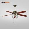 This particular ceiling fan design has a unique gothic look because of its blades that bear striking resemblance to the wings of a bat. 1