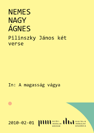 Well known within the hungarian borders for his vast influence on postwar hungarian poetry. Omnia Pilinszky Janos