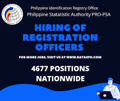 Psa Nationwide Hiring Registration Officers Contract Of Service Psa No Experience Jobs Registration
