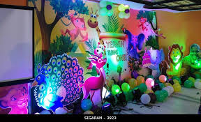 Whether mom has favorite forest friends or is obsessed with only a few, we've got to say that foxes, owls, and deer have never looked so cute. Forest Themed Birthday Decoration At Jayaram Hotel Pondicherry