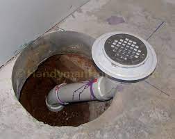 Basement Bathroom Shower Drain Installation In Concrete Slab Shower Drain Guest Bathroom Remodel Bathroom Remodel Cost