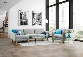 Phoebe Fabric Sofa Pair Super A Mart Sofa Pair Sofa Design Fabric Sofa