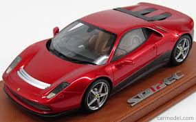 In 458, celebrity cars, ferrari. Bbr Models P1860dv Scale 1 18 Ferrari Sp12 Ec Rhd 2012 Con Vetrina With Showcase Red Met Matt Grey Met