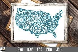 Download Free Svgs Download United States Of America Svg File Usa Mandala Svg File Free Design Resources