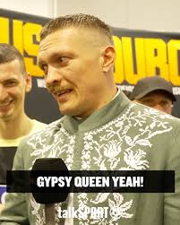 Oleksandr Usyk BRANDS Tyson Fury the "GYPSY QUEEN!" 😮