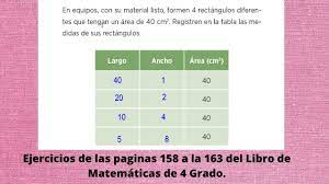 Contorno y superf… read more respuestas del libro de matematicas 4 grado pagina 166 : Ejercicios De La Pagina 158 A La 163 Del Libro De Matematicas 4 Grado Youtube