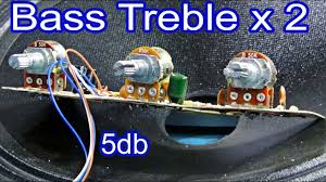 Here is the circuit diagram of a passive dx bass circuit that can be used with almost all audio amplifiers. How To Add A Volume Control To The Amplifier Hi Fi Bass Treble Circuit Diagram Simple Make 3 Youtube