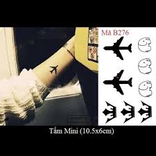 Set 30 hình xăm tạm thời, hình xăm dán mini tattoo cho cả nam và nữ siêu cá. XÄƒm Dan Tattoo May Bay B276 Shopee Viá»‡t Nam