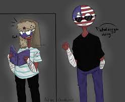 CountryHumans Russia and USA Goushuma - Illustrations ART street