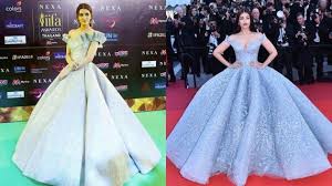 Jay wee styling assisted kim chiu's butterfly ballgown by michael cinco at #abscbnball2018 caught my eye and that's the reason. Kriti Sanon S Iifa Dress Looks A Lot Like Aishwarya Rai S Cannes Gown Hindustan Times