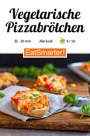 Vegetarische Pizzabrotchen Rezept Pizzabrotchen Vegetarisch Rezepte Leckere Vegetarische Gerichte
