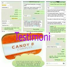 Permen candy b asli di sumatera utara meliputi : Ubat Kuat Candy B Complex Berubat V