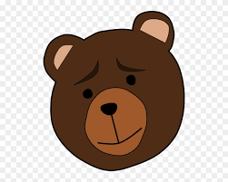 An alaska gold prospector rescued from a sustained attack by a grizzly bear some compared to a famous scene in the movie the revenant told a local newspaper: Cartoon Bear Face Sad Bear Face Cartoon Clipart 2861762 Pikpng