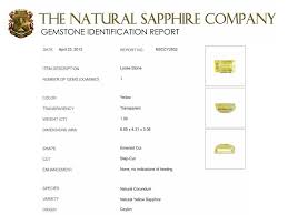 Yellow Sapphire Report The Natural Sapphire Company Blog