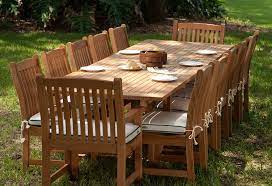 11 Pc Vogue Dining Set Westminster Teak Teak Outdoor Furniture Teak Furniture Set Teak Patio Furniture